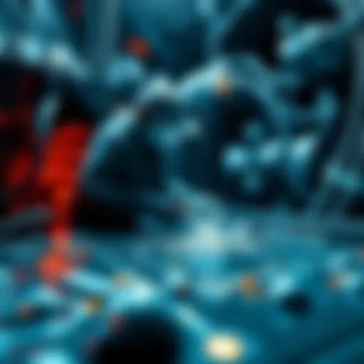 A visual representation of cryptocurrency mining, showing a miner using a small pool and solo mining strategy instead of a large pool, symbolizing decentralization and increased security in the process.