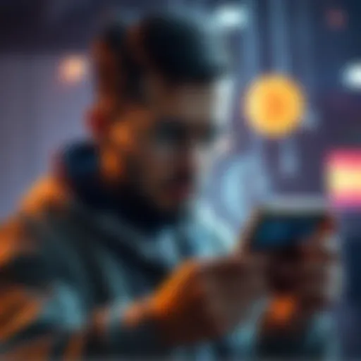 A person looking confused while checking their cryptocurrency wallet, with withdrawal status showing processed but funds missing.