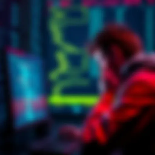 Person frustrated at computer screen while trying to download transaction data in CSV format