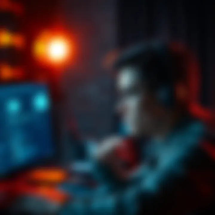 A person looking frustrated at a computer screen with repeated email prompts about secure email and liveness checks while mining.