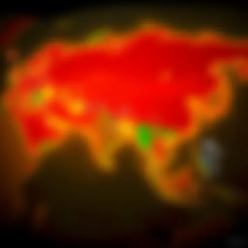 A map showing daily earnings differences in various regions, highlighting low earnings in Asia.