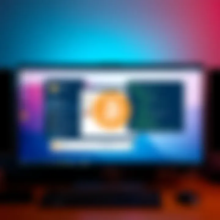 A computer screen showing the Debian 12 desktop with Bitcoin software tools open, including Bitcoind and Electrs