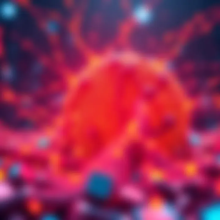 A graphic showing decentralized AI training data with community contributions and token incentives