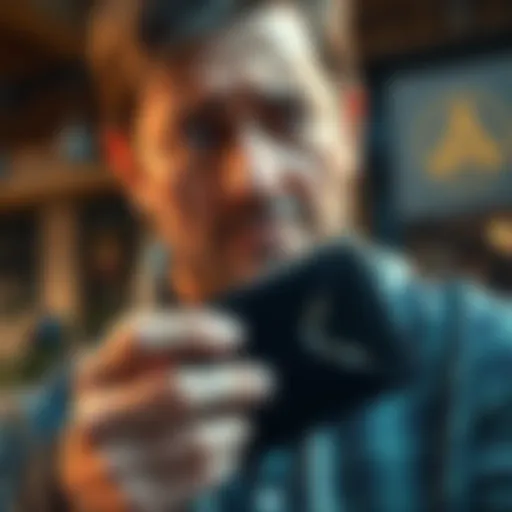 A person looking frustrated while holding a broken Ledger wallet, showing signs of disappointment and frustration