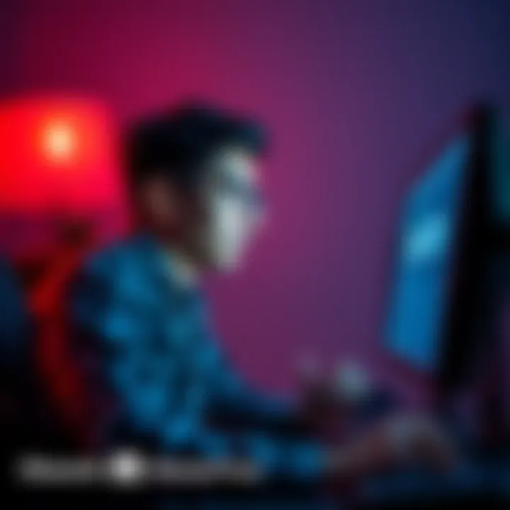 A person looking at a computer screen with a frustrated expression while trying to join Discord servers.