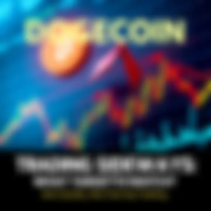 A chart showing Dogecoin's sideways trading pattern, with key price targets highlighted.