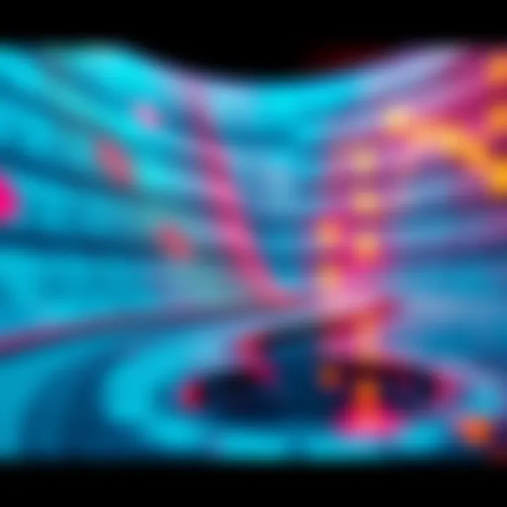 A digital representation of a financial ledger with empty spaces and dollar signs fading away.