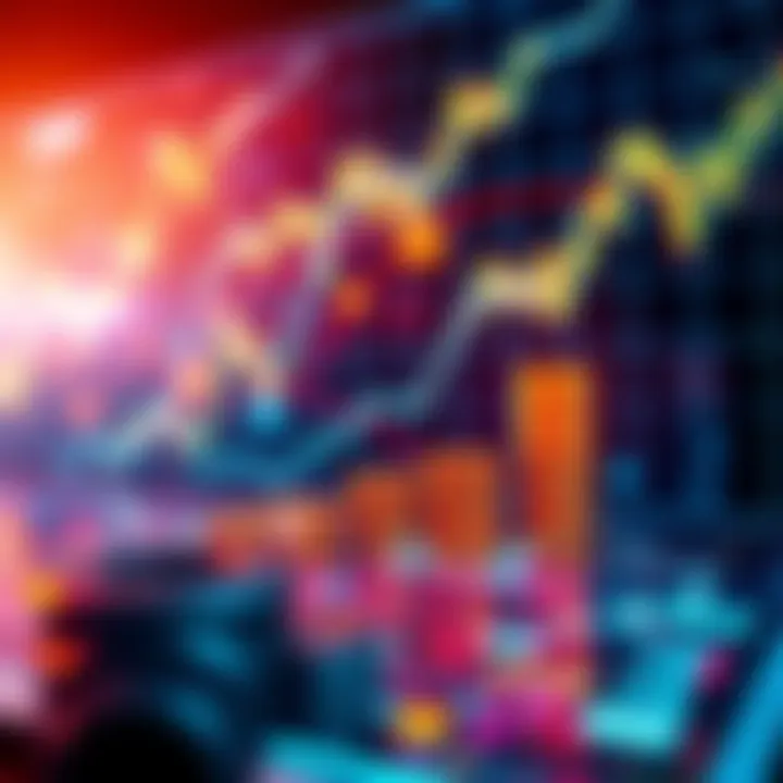 A chart showing interest growth on XRP holdings with financial symbols in the background