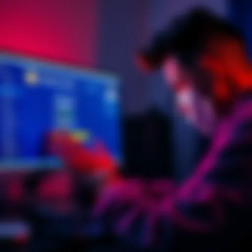 A person looking worried while checking their Electrum wallet on a computer screen showing a suspicious transaction.