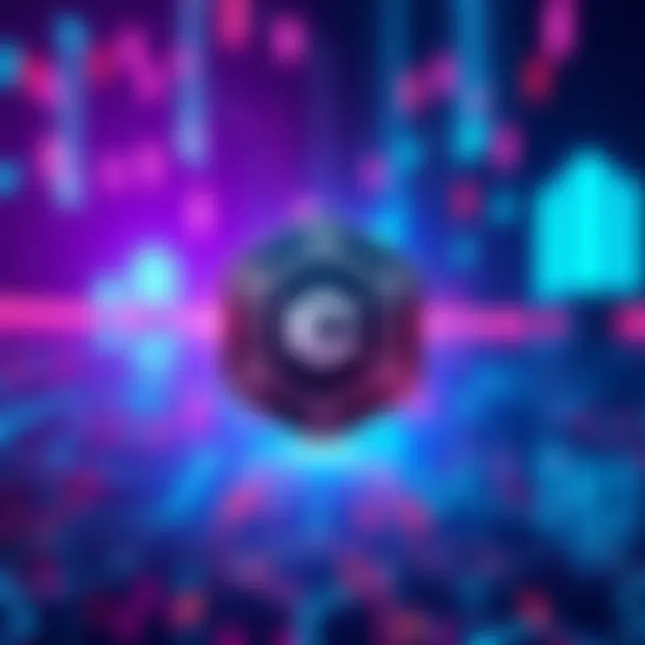 The Ergo logo displayed on a modern digital backdrop, highlighting its unique features and crypto potential