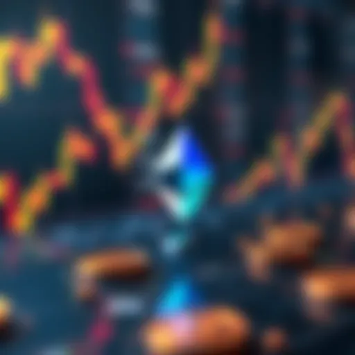 A visual representation of Ethereum's price trends compared to Bitcoin and altcoins, showing supply-demand interactions and investment strategies.