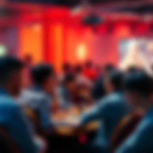 People engaging in a lively discussion about Ethereum topics like prices and news