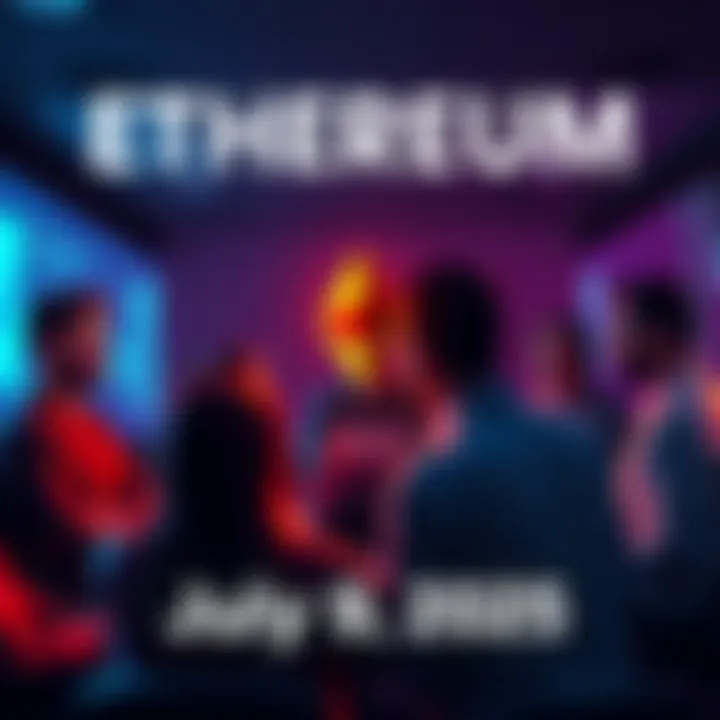 A group of people discussing Ethereum topics like news and prices online