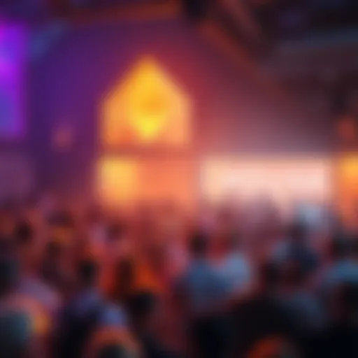 Crowd gathers at the opening of Ethereum House, a new tech community space in San Francisco, supported by a grant from the Ethereum Foundation.