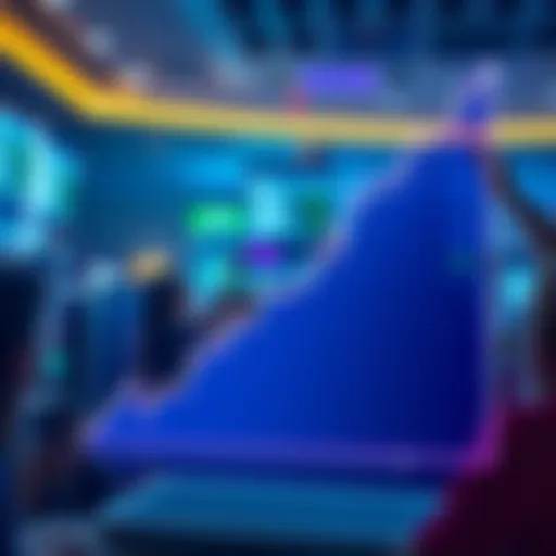 A graph showing Ethereum's price rising to $2,500, with traders celebrating in the background.