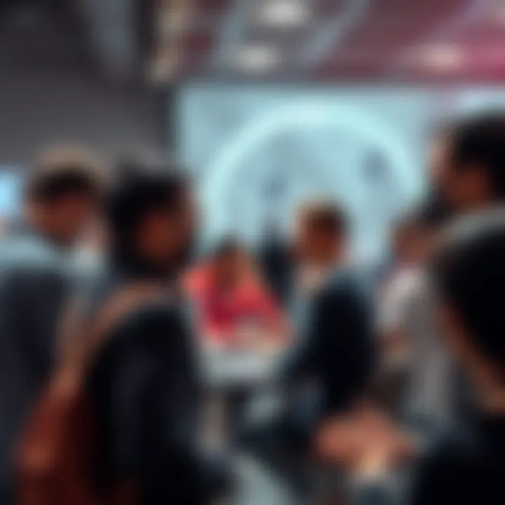 People engaging in conversation about Ethereum topics and news in a community forum setting