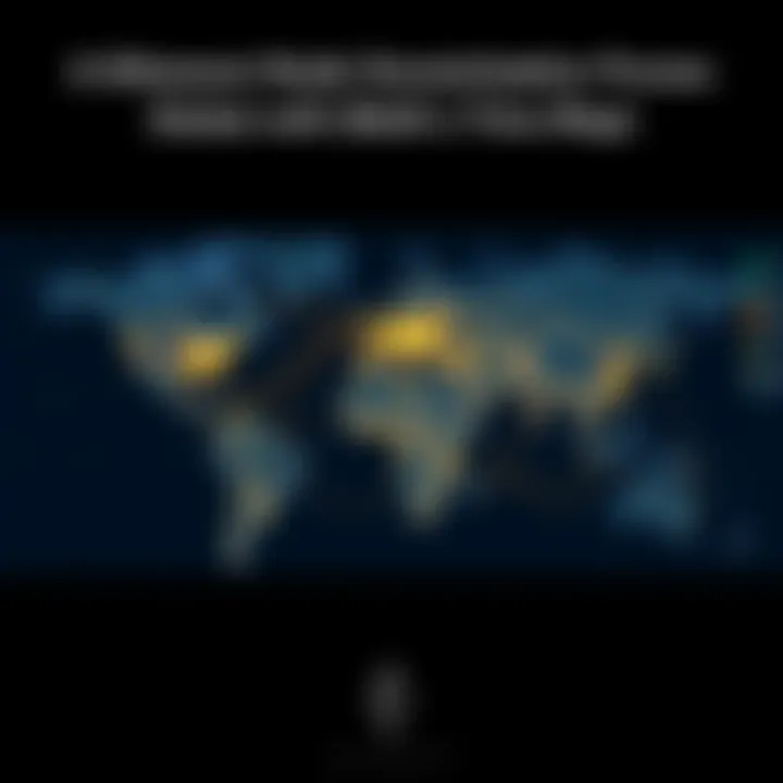 A real-time map showing Ethereum's global node distribution, highlighting major concentrations in the USA and Germany, with emerging growth in regions like Brazil and Kenya.