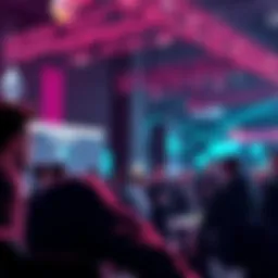 A group of developers discussing improvements for Ethereum nodes at a tech conference.
