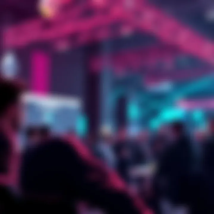 A group of developers discussing improvements for Ethereum nodes at a tech conference.