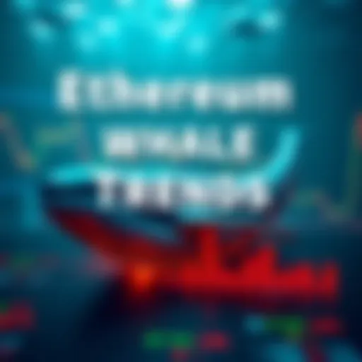 A graphic showing Ethereum whale activity with market trends and sentiment indicators