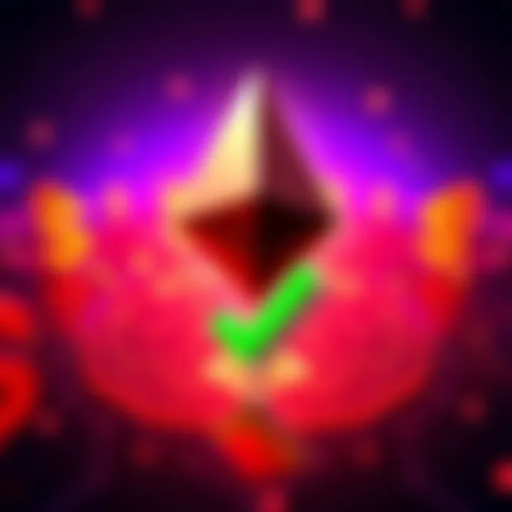 A graphic showing Ethereum's logo with a warning symbol, indicating a delay in withdrawals, with dollar signs to represent the $3 billion affected, contrasted with Hedera's smooth operations symbolized by a green check mark.