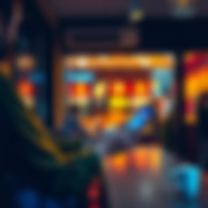 A person paying at a coffee shop using Nano on their smartphone, showcasing real-world usage of cryptocurrency for daily purchases.