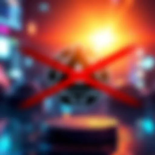 Exodus Wallet logo showing a red cross over the Monero symbol, symbolizing the removal of support for Monero