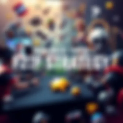 A collage of gaming icons and characters representing free-to-play strategies