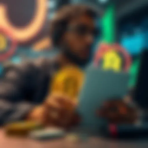 A user looks concerned while checking their Kraken account after a Bitcoin deposit shows confirmed on the blockchain but not in their account.