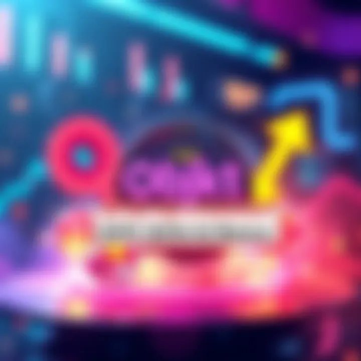 A digital artwork representing the launch of an Objkt NFT, featuring colorful designs and a text banner about a 25% referral bonus.