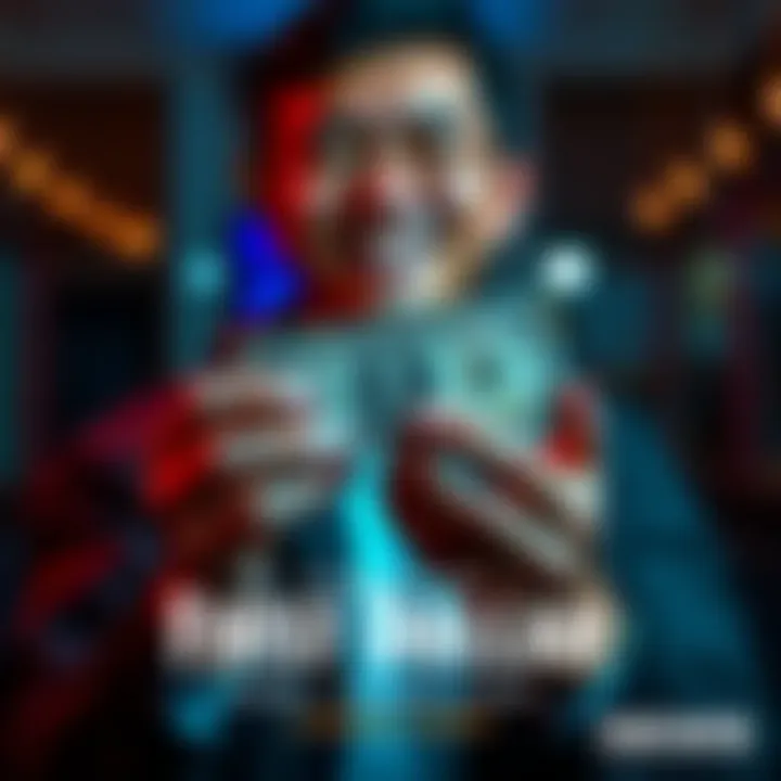 A person holds their first dollar bill with a smile, symbolizing achievement and motivation.