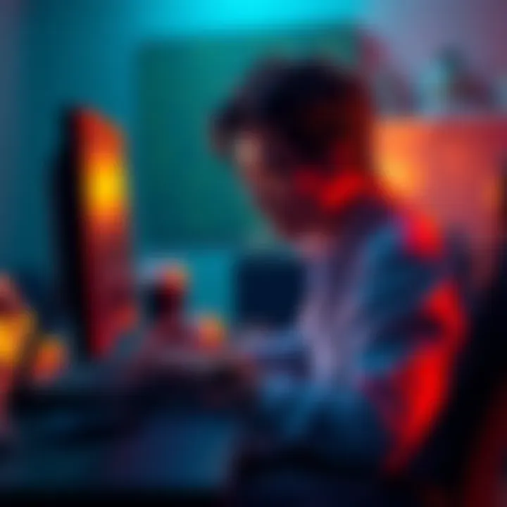 A person sitting at a computer looking frustrated, trying to update their Tari address on the SupportXMR website.