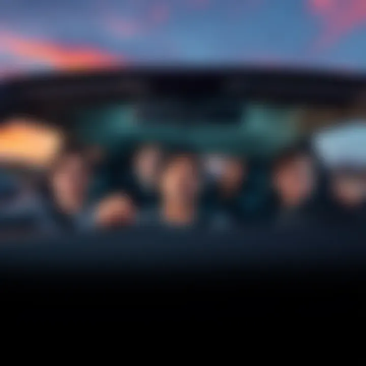 A group of Florida teenagers driving a car with a frightened man in the backseat in the Arizona desert.