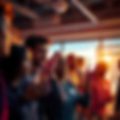 Group of people expressing frustration while trying to add new members to a network
