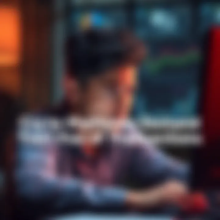 A person looking at a computer screen with a worried expression, showing frustration over cryptocurrency transaction requirements