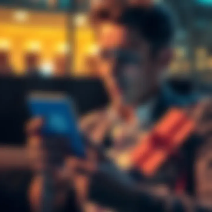 User looking upset while using the Revolut app, showing a balance loss and gift card