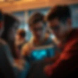 Group of people looking frustrated with a Nano X device while discussing firmware updates