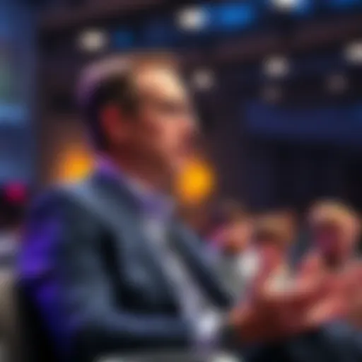 A fund manager speaking at a conference about the implications of taxing Bitcoin