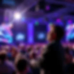 Gavin Wood engaging with the audience during the JAM Tour, discussing blockchain innovations