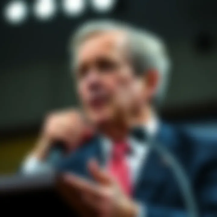 Former President George W. Bush speaking about his predictions for the economy in 2025