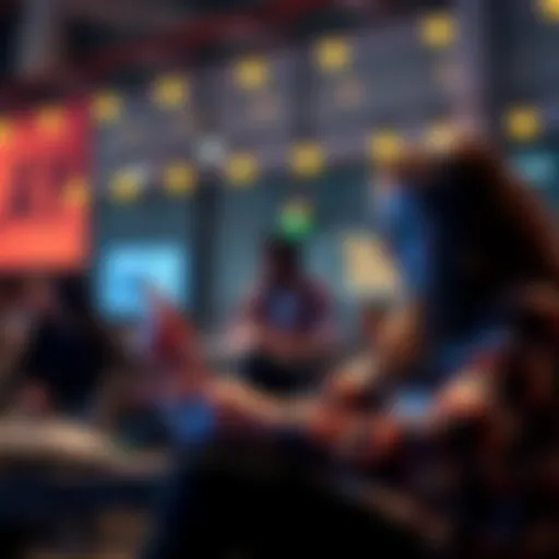Two tech enthusiasts brainstorming together for a hackathon project