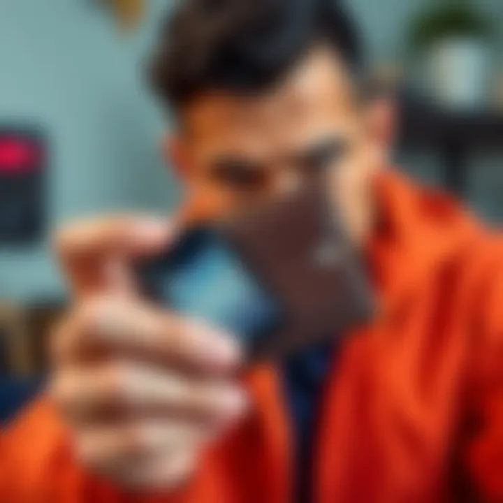 Person holding a hardware wallet looking concerned about a firmware update failure