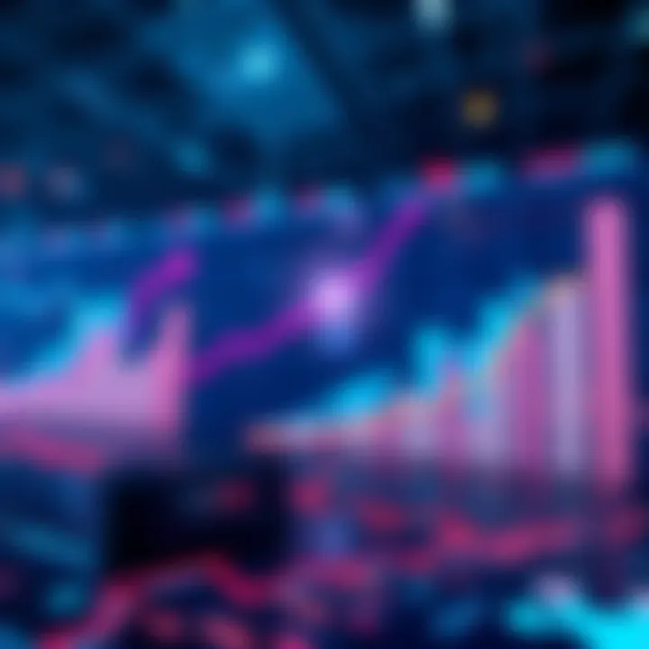 A visual representation of Hedera's development progress with charts and graphs indicating growth in DeFi