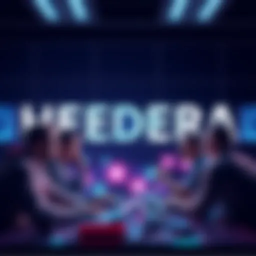 Hedera's core developers working together on blockchain projects