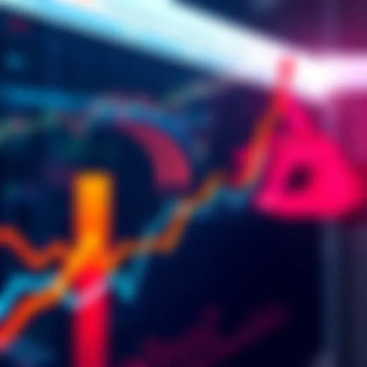 Graph showing increasing institutional investments in Hedera ETF with upward trend arrows