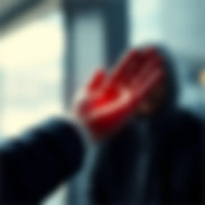 A person offering assistance to another person who appears troubled, symbolizing support and guidance in everyday challenges.