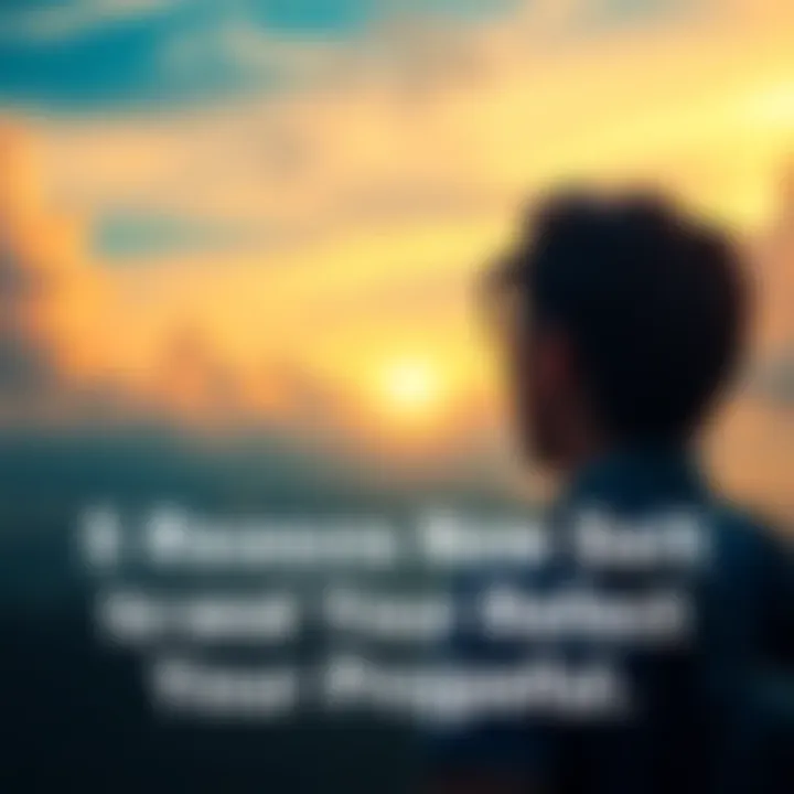 A person looking at a bright horizon, symbolizing optimism for a project