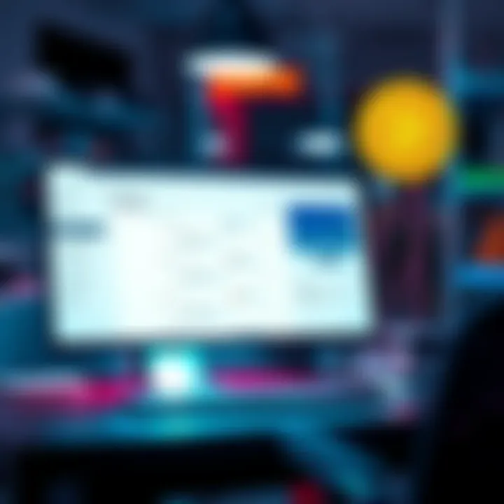 A visual representation of a user recovering lost Litecoin transactions using Hoodpay's XPUB settings, with a computer screen showing wallet settings and a recovery guide.