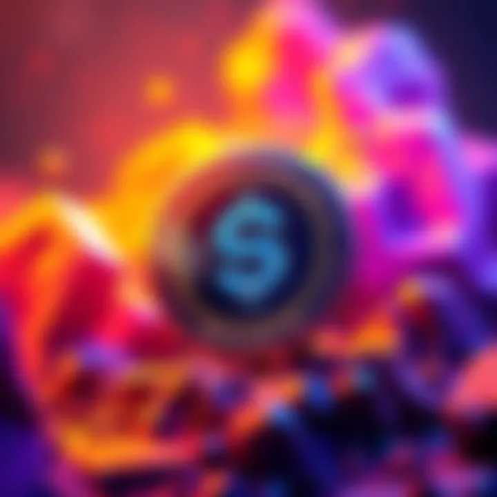 A vibrant graphic showing the $HUNT token with the Solana logo, symbolizing the launch event and rewards available to participants.