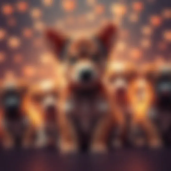 Announcement of I Love Puppies (PUPPIES) token listing by BitMart with puppy graphics